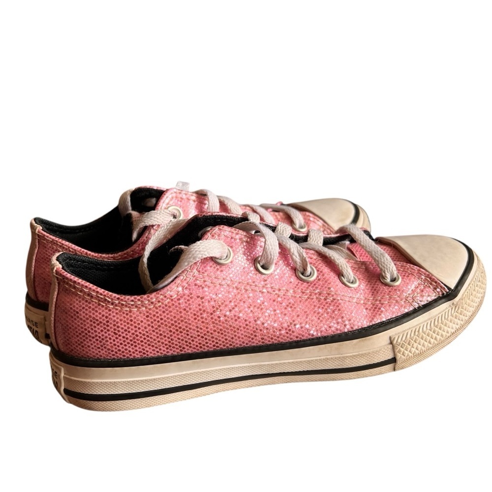 Chuck Taylor All Star Prism Glitter Youth Size 1 - Picture 3 of 11